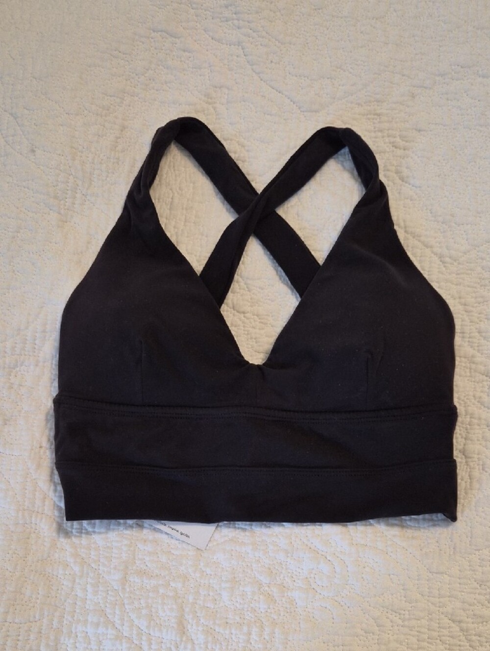 BuffBunny Onyx Black Alpha Sports Bra S NWT